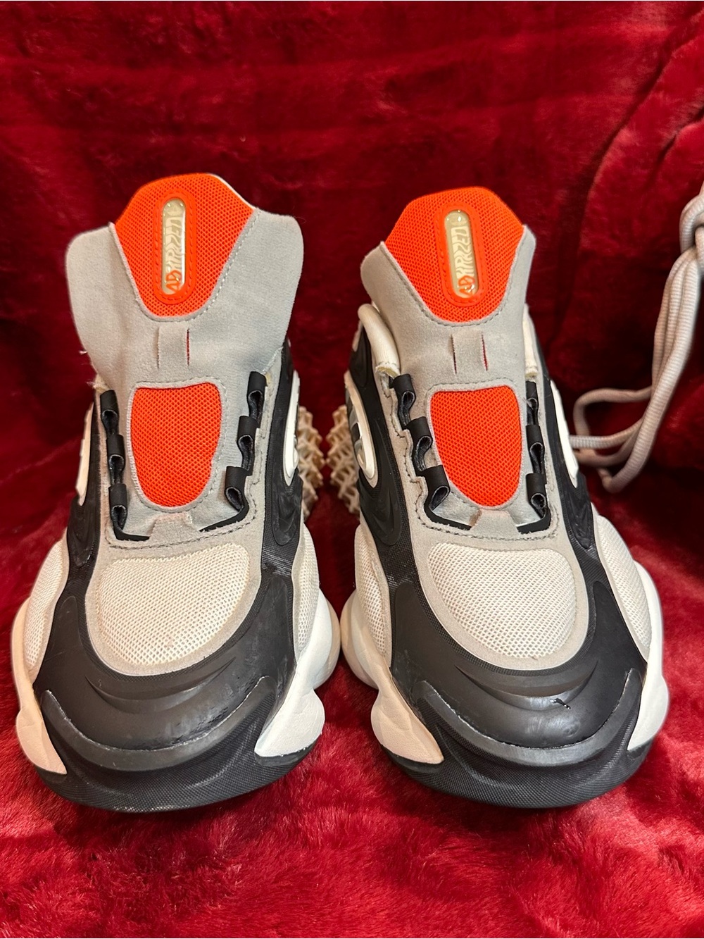 Adidas 4D Krazed "Orbit Grey/ Orange" Chunky Sneakers